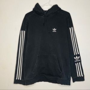 ADIDAS Originals Logo Black Sweatshirt Hoodie